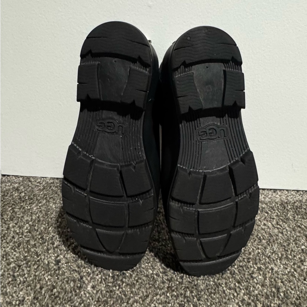 UGG Black Ankle Rain Boots (7) - Picture 6 of 9